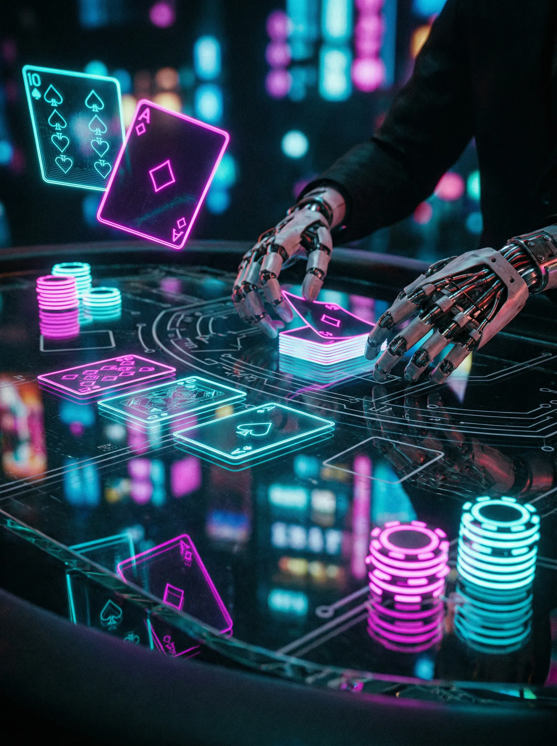 澳门百家乐赛博朋克棋牌对战游戏