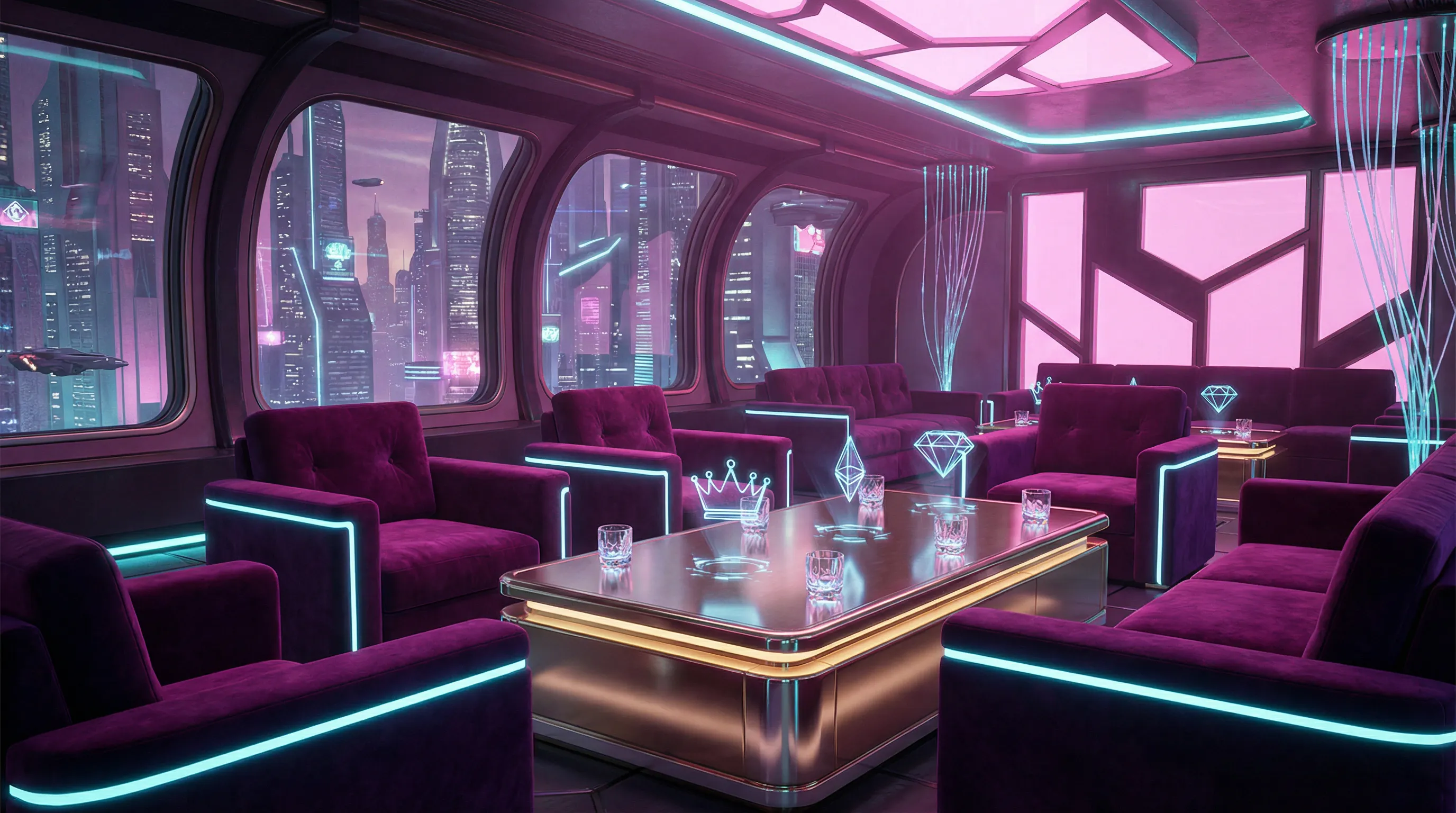 澳门百家乐赛博朋克VIP贵宾厅